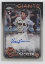 2024 Topps Chrome Update Auto Refractor 341/499 Wade Meckler #AC-WM Auto 19wc