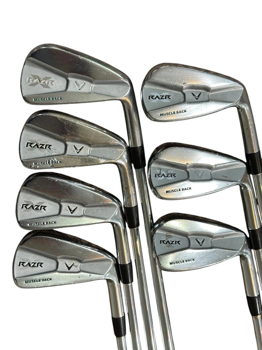 Callaway RAZR Muscle Back Irons 4-PW Project X 6.5 X Flex