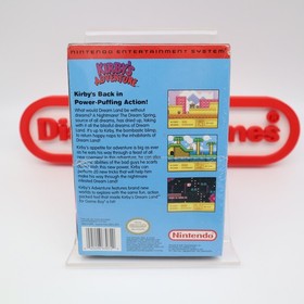 NES Nintendo KIRBY'S ADVENTURE - USA VERSION! NEW & Factory Sealed with H-Seam!