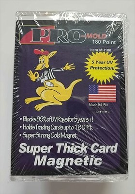 GW26e2 BCW PRO-MOLD Magnetic Card Holder super thick 180pt Neu & OVP