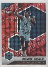 2020-21 Panini Mosaic Reactive Red Prizm Devonte' Graham #196 2t9