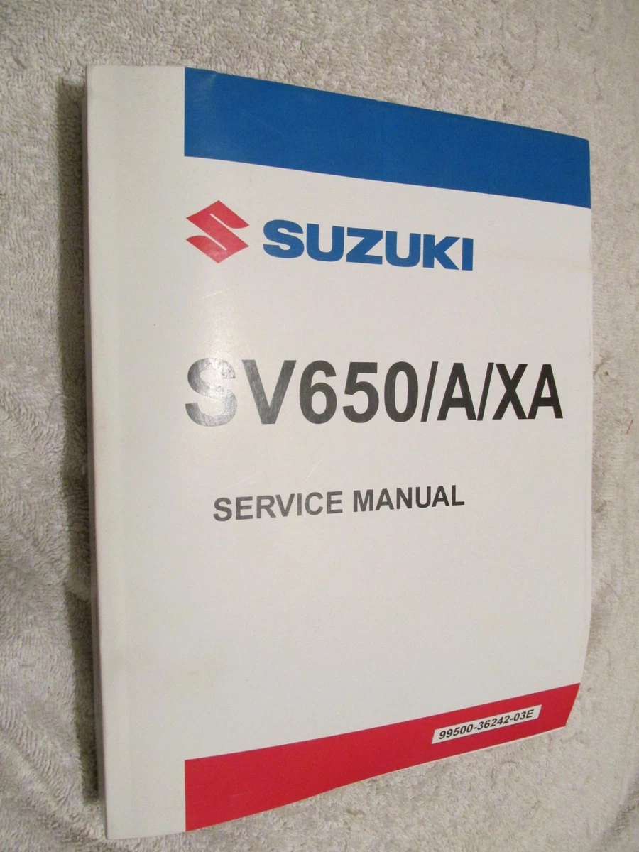 Preços baixos em Reparo de Motocicleta SV650 Manuais e FOLHETOS | eBay