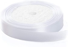 1/2 Inch Wide Single Face Satin Ribbon Roll Wedding Sewing Wrapping 50 Yards