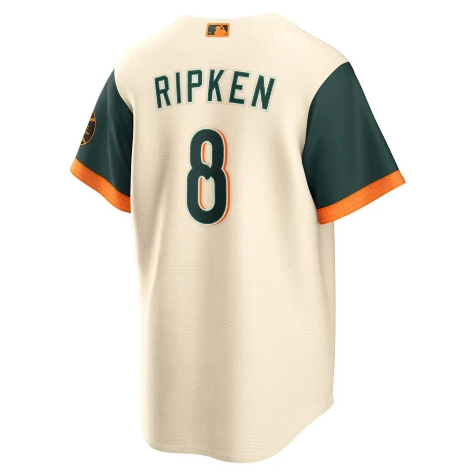 Men's Orioless Cream 2026 City Connect Stadium All Printed Baseball Jersey