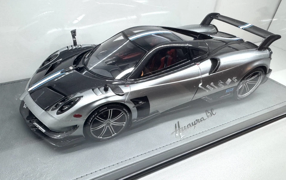 BBR 1:18 Pagani Huayra BC Press Version Silver (No MR, Amalgam, D&G, HH) - RARE! - Image 4 of 4