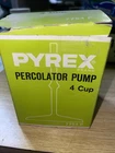 Vintage NOS Pyrex 7754 P Glass 4 Cup Coffee Percolator Pump Stem w Box