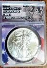 2021 ANACS MS70 TYPE 1 RARE SILVER EAGLE PERFECT FIRST STRIKE    GRAB YOURS NOW!