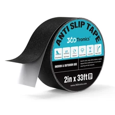 2inx33ft Black Roll Safety Non Skid Tape Anti Slip Tape Sticker Grip Safe Grit