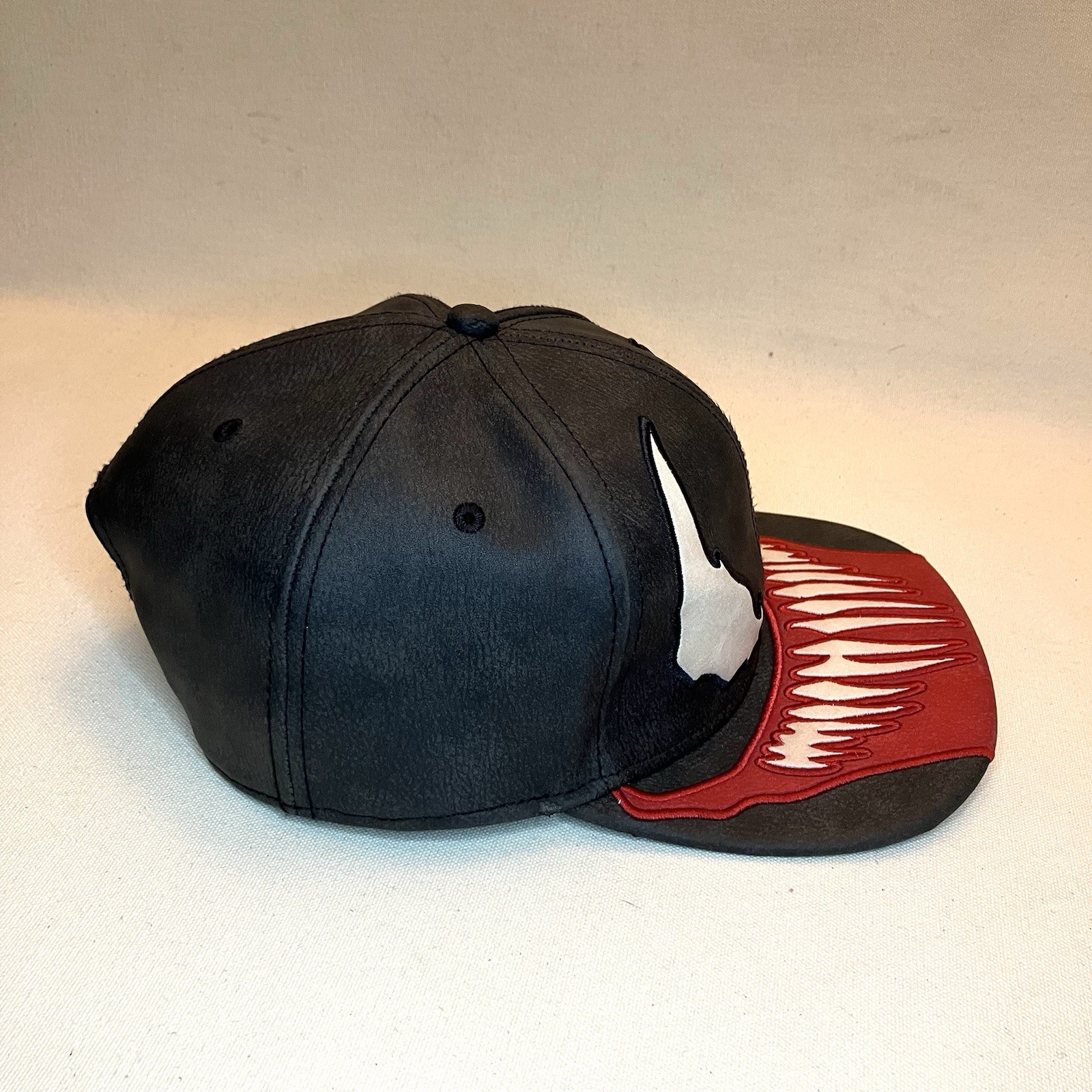 Y2K Marvel Studios Venom Split Face Pleather Snap… - image 3