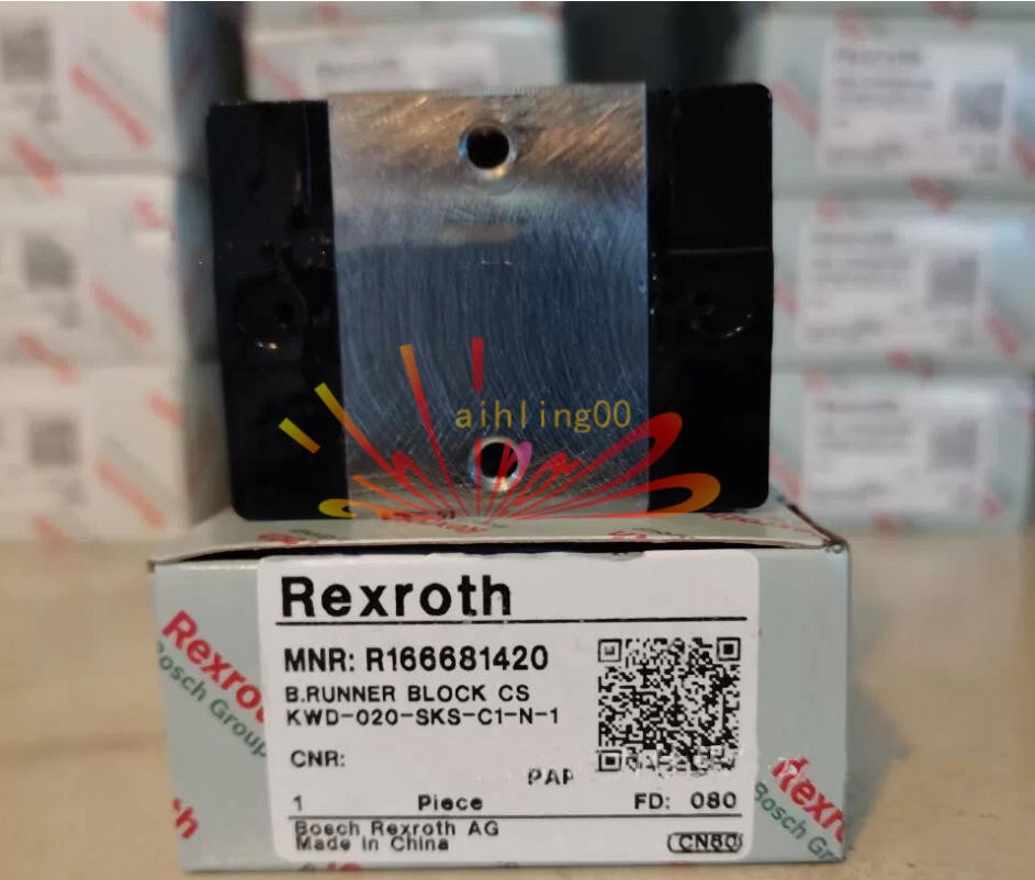 One New Rexroth R166681420 Slider guide rail bearing