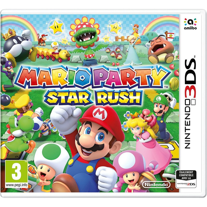 Mario Party Star Rush jeu Nintendo 3DS pour animer vos soirées en famille