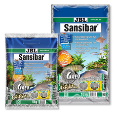 JBL Sansibar GREY 5 kg / 10 kg Bodengrund Aquarium Sand grau fein 0.2-0.6 mm