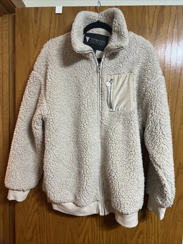 UNDERCOVER Giacca sherpa Victoria's Secret On Point beige donna taglia S