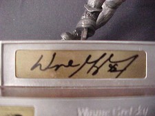 WAYNE GRETZKY AUTO. GARTLAND PEWTER (FULL SIZE)
