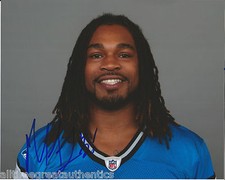 DETROIT LIONS RUNNING BACK MIKEL LESHOURE SIGNED 8X10 PHOTO W/COA ILLINOIS C