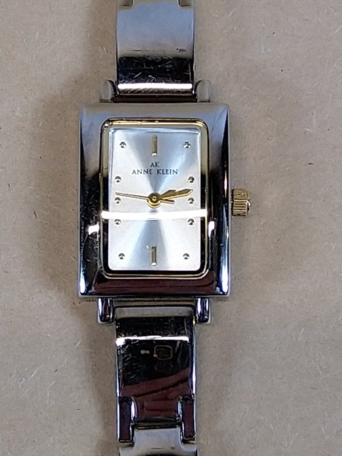 Anne Klein Quart Womens Watch 10/1089 Y121E Bracelet Band 6" Wrist No