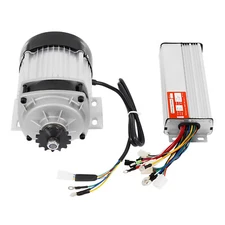 Electric Brushless Motor with Controller #420 Chain Gear Magnet 750W 48V DC