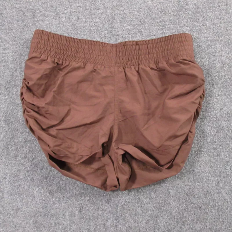 free-people-movement ruched active walking running casual shorts