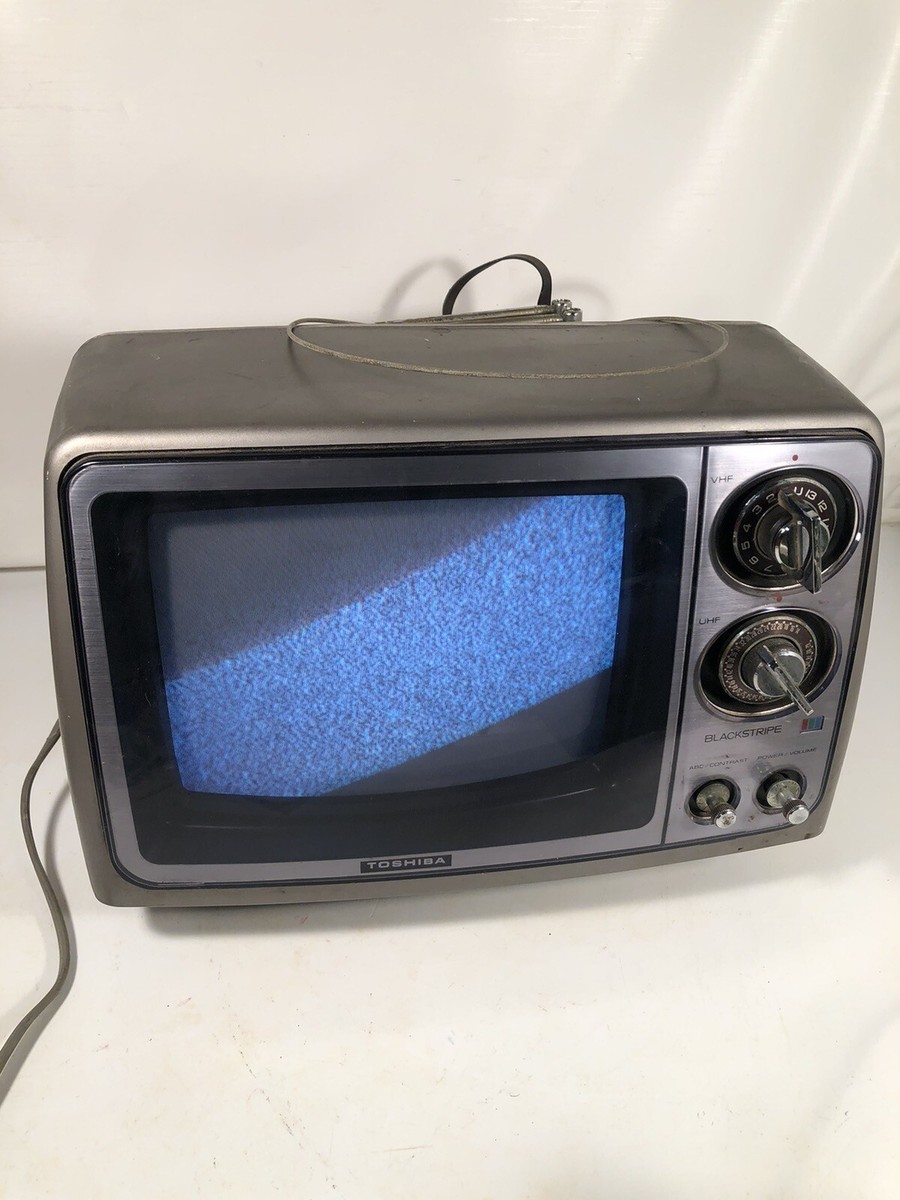 Vintage Toshiba Blackstripe TV 9 Vintage Toshiba Blackstripe TV 9