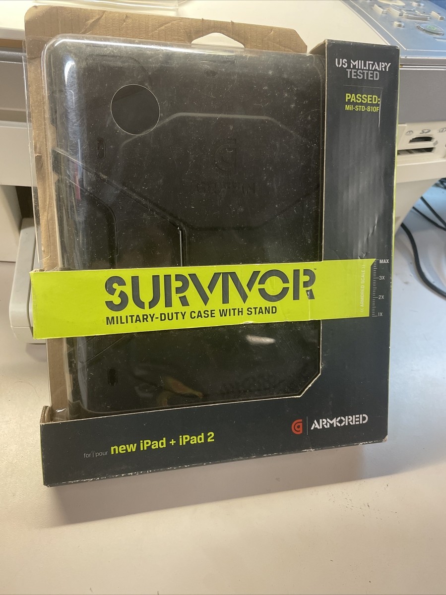 DN Survivor Military Stand Shell cover custodia mimetica protezione per iPad Air