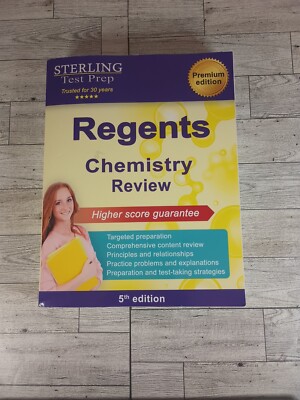 Sterling Test Prep: Regents Chemistry Review, 5th Edition: Premium Edition 