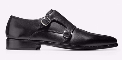 Cole Haan Giraldo C12444 Loafers Shoes Men\'s Size US 8 M Black Double Monk Strap Men main image 3