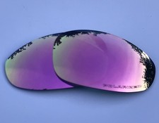 ENGRAVED POLARIZED ROSE PINK MIRRORED REPLACEMENT LENSES FOR OAKLEY JULIET