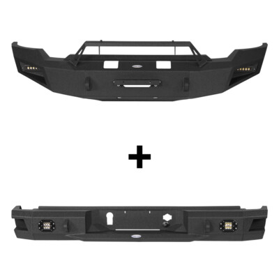 Fit GMC Sierra 2500 HD 2020-2023 Steel Front Winch Bumper or Rear Step Bumper