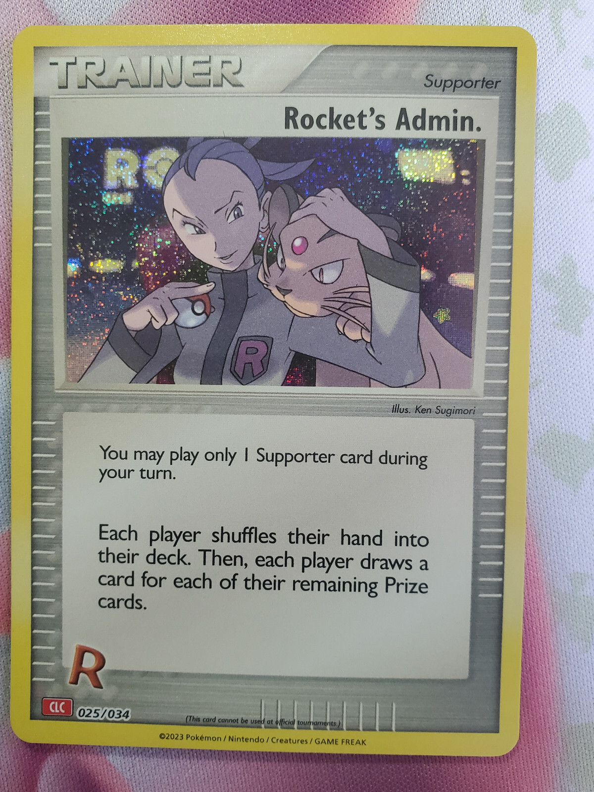 Rocket's Admin 025/034 NM English Pokemon TCG Classic Collection