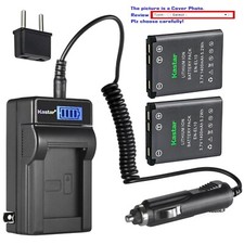 Kastar Battery LCD AC Charger for Nikon EN-EL10 MH-63 Nikon Coolpix S500 Camera