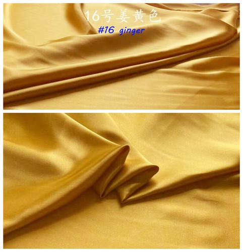 1 MeterX1.14 Meter Soft Silk Charmeuse Fabric Evening Dress Mulberry Silk Satin - Bild 22 von 43