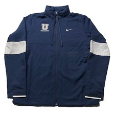 Nike Dri-Fit Track Jacket Men’s Medium Blue Zip Cross Country Running Athleisure
