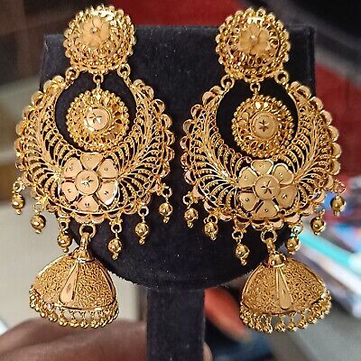 Gold earrings