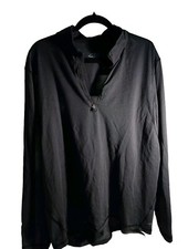 Men's L Champion Athletic Pullover Shirt Dk. Gray Long Sleeve Duo Dry Mock neck