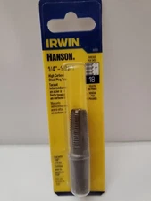 Irwin 8203 Hanson High Carbon Steel  Plug Tap 1/4"  18NPT.     