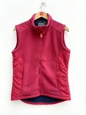 Jack Murphy Teddy Lined Fleece Gilet Bodywarmer Pink Red Outdoor Womens UK 12