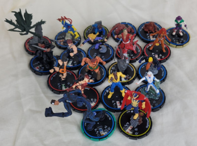 Heroclix Lot of 20 Wizkids Mixed Rarity Figures Multiple Sets - Nighthawk
