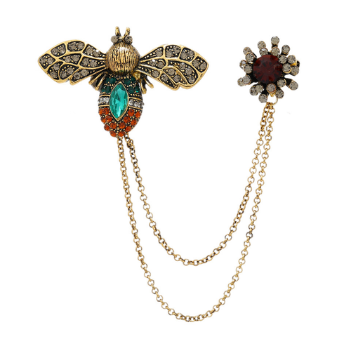 Fashion Vintage Crsytal Brooches Rhinestone Badges Accessories Banquet Jewelry - Picture 5 of 15