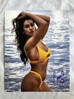 Lorena Duran Signed 8x10 Photo SI Swimsuit Model 2 COA