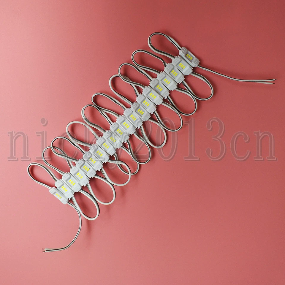 12V Mini 3014 LED Module Light Strip 3LEDs IP65 Waterproof Small Tiny for Sign - Image 3 of 4