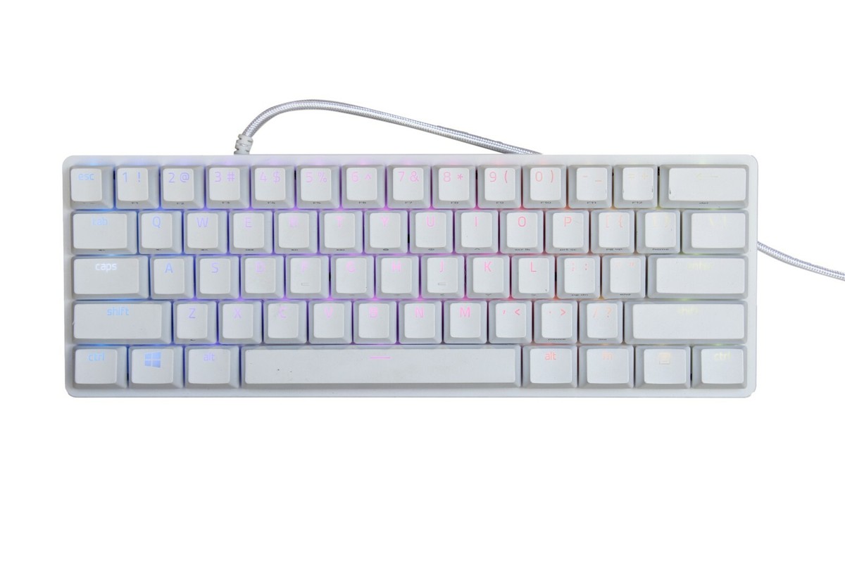 Razer Huntsman Mini Gaming Keyboard - Mercury White