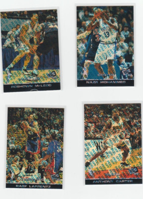 90'S INSERT LOT (4) 1998 PRESS PASS REFLECTORS PARALLEL W PEEL RAEF RC ...