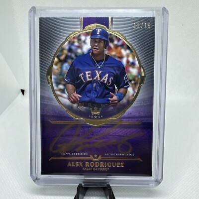 スポーツ選手 TOPPS FIVE STAR Alex Rodriguez サイン入り Five Star カード/5
