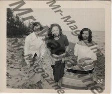 Brunette Lingerie Models 4"x5" Photo Vintage Sexy Cheesecake Risqué Pinup QK-14