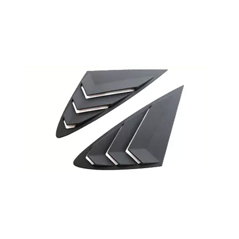 Hyundai Sonata 2020-2023 Matte Black Side Window Louver Cover Trim Pair