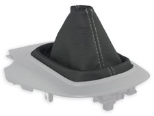 SCHALTMANSCHETTE FÜR MAZDA CX-5 CX5 12-14 SCHALTSACK NATURLEDER NAHT GRAU