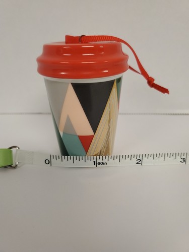 Starbucks Official 2017 Christmas Holiday Modern Trees Ceramic Cup Mug Ornament - Picture 4 of 5