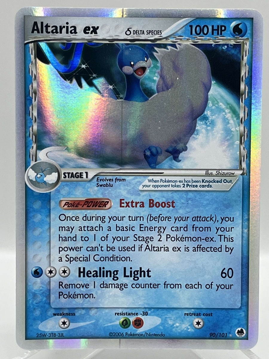 Altaria ex 90/101 Dragon Frontiers Holo Ultra Rare Vintage Pokemon