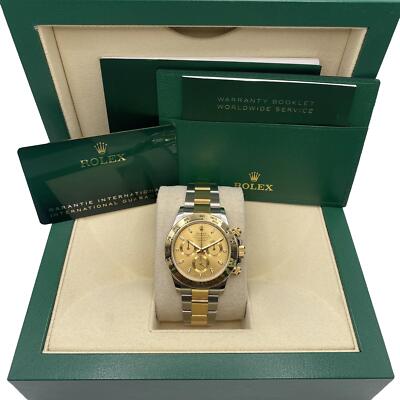 Rolex Daytona 116503 Steel 18K Gold Champagne Dial Automatic Watch