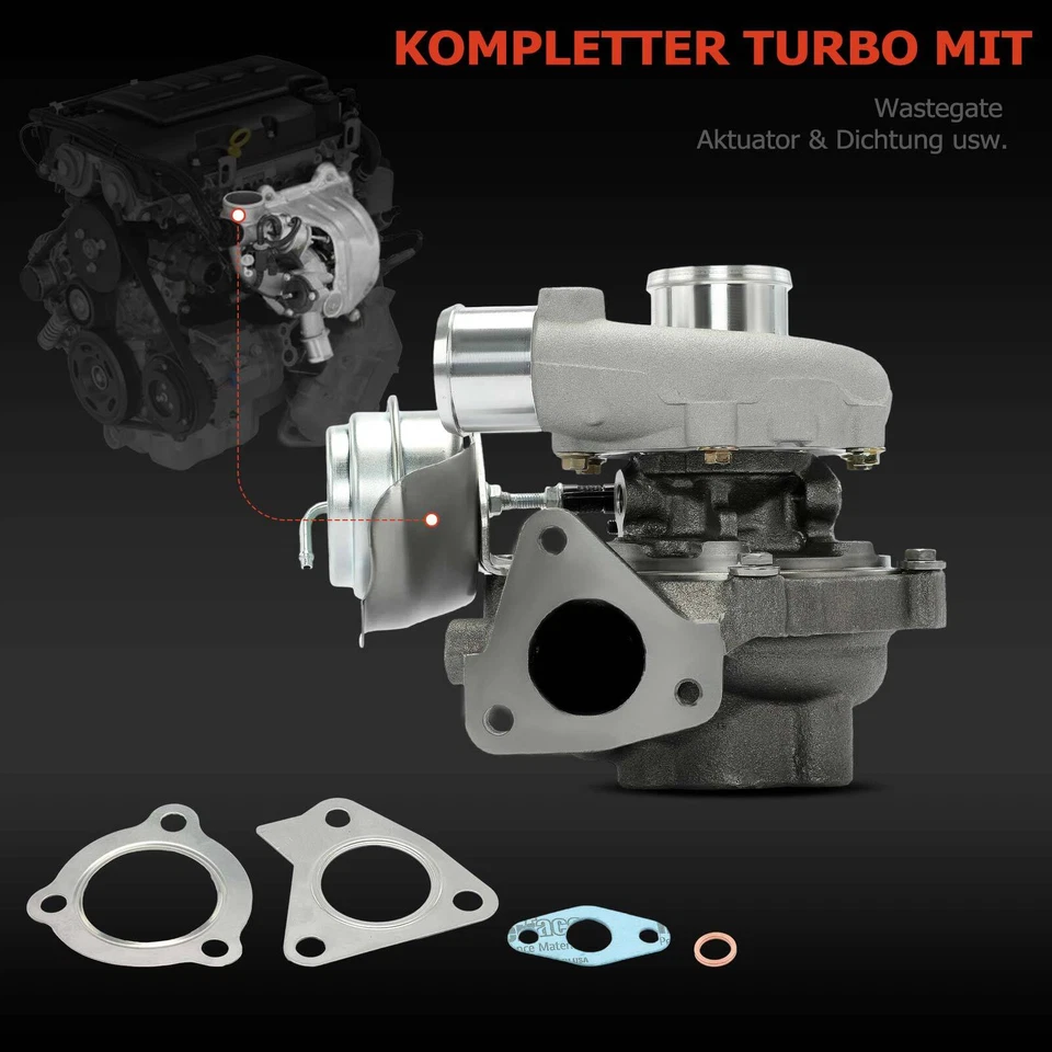 Turbolader für Hyundai Tucson JM KIA Sportage JE KM 2006-2010 2.0 CRDi - Bild 4 von 4